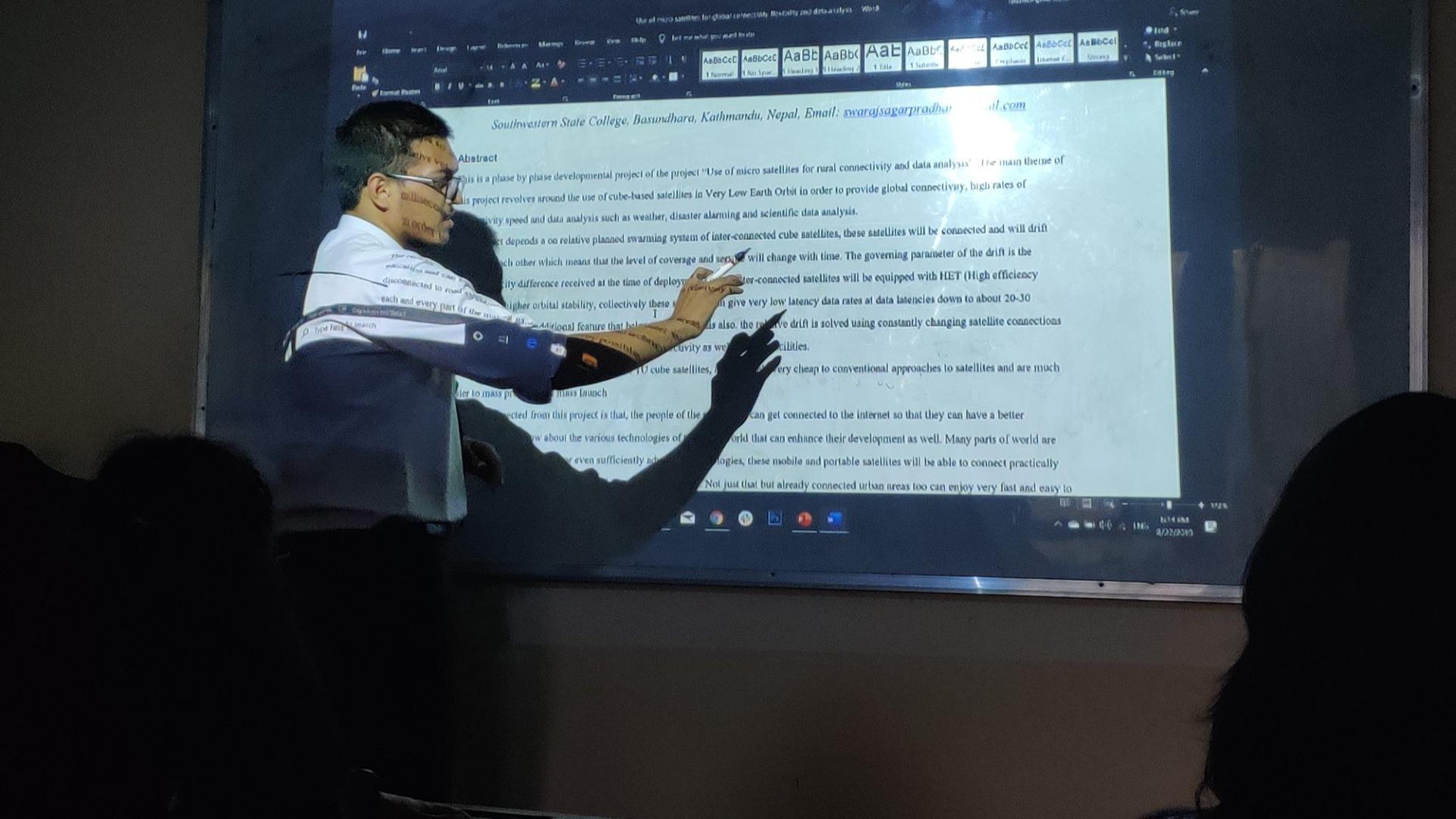 Project and Idea Presentation for the Upcoming Exhibition